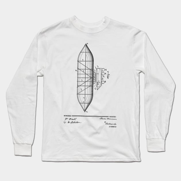 Air Ship Long Sleeve T-Shirt by TheYoungDesigns